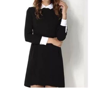Black Wednesday Addams-Style Pilgrim Dress